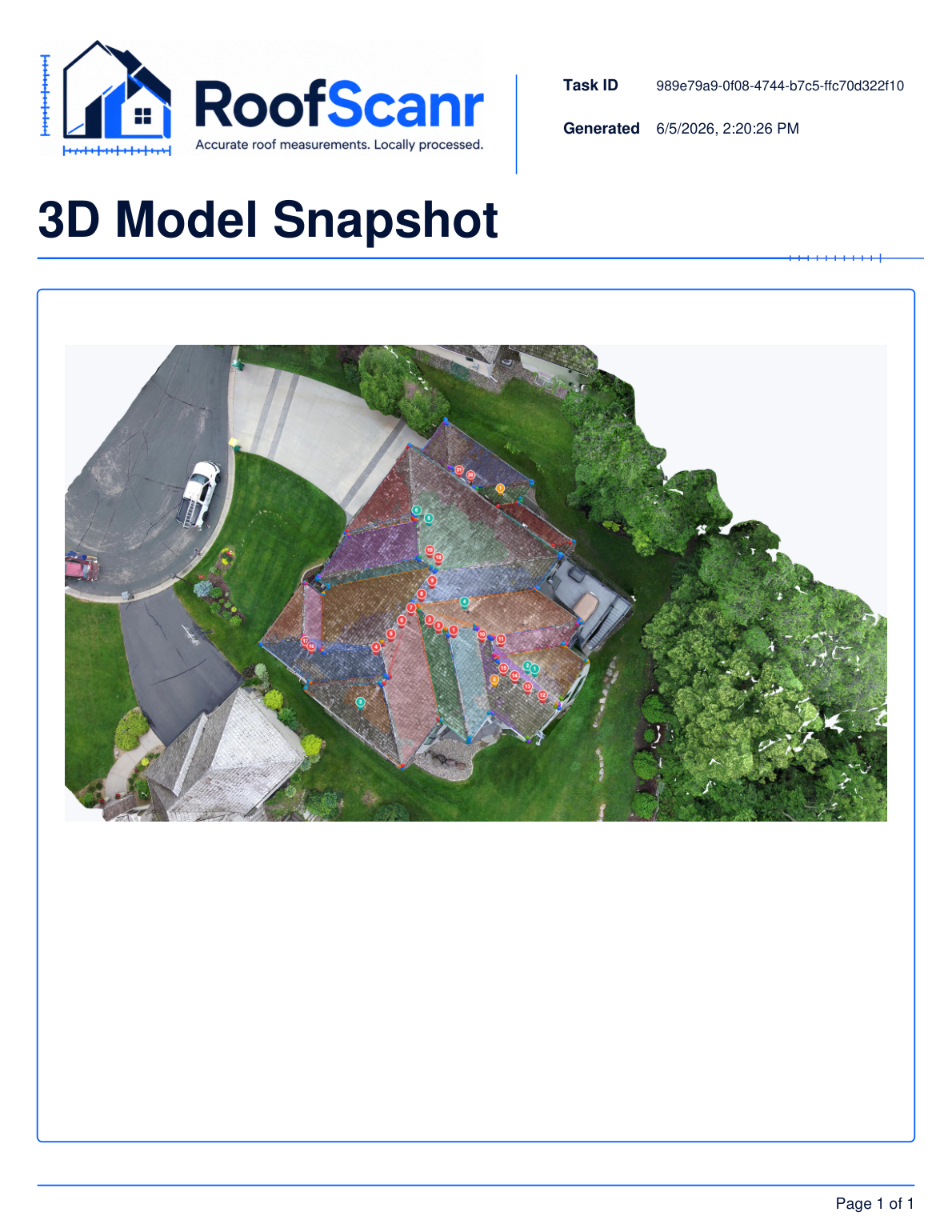 3D model snapshot